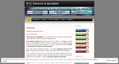 Desktop Screenshot of juego2012.wordpress.com
