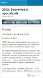Mobile Screenshot of juego2012.wordpress.com