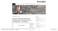 Desktop Screenshot of forenkla.wordpress.com