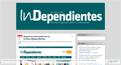 Desktop Screenshot of independientesdigital.wordpress.com