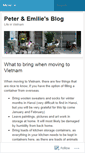 Mobile Screenshot of peteremilie.wordpress.com