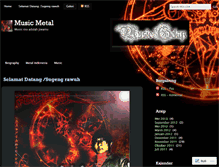 Tablet Screenshot of musicgelap.wordpress.com