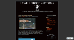 Desktop Screenshot of deathproofcustoms.wordpress.com