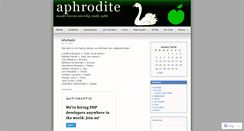 Desktop Screenshot of aphroditeleuven.wordpress.com