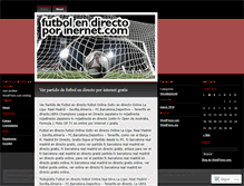 Tablet Screenshot of futbolendirectoporinternet.wordpress.com