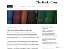 Tablet Screenshot of booksden.wordpress.com