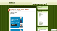 Desktop Screenshot of boxsinh.wordpress.com