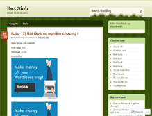 Tablet Screenshot of boxsinh.wordpress.com