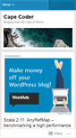Mobile Screenshot of capecoder.wordpress.com