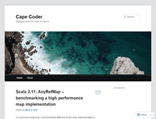 Tablet Screenshot of capecoder.wordpress.com