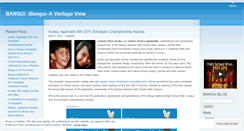 Desktop Screenshot of ibangui.wordpress.com