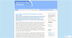 Desktop Screenshot of americasraceproblem.wordpress.com