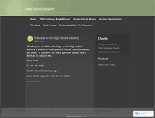 Tablet Screenshot of dsmhighschoolministry.wordpress.com