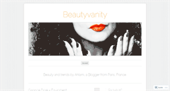 Desktop Screenshot of beautyvanity.wordpress.com