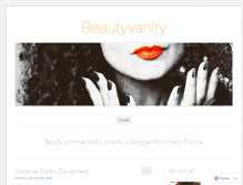 Tablet Screenshot of beautyvanity.wordpress.com