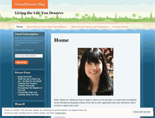 Tablet Screenshot of freeurlifenow.wordpress.com