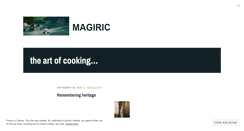 Desktop Screenshot of magiric.wordpress.com