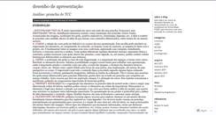 Desktop Screenshot of desenhodeapresentacao.wordpress.com