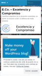 Mobile Screenshot of excelenciaycompromiso.wordpress.com