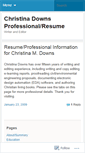 Mobile Screenshot of chrisdownsprofessional.wordpress.com