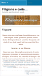 Mobile Screenshot of filigraneecarta.wordpress.com