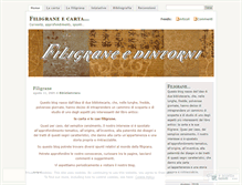 Tablet Screenshot of filigraneecarta.wordpress.com