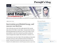 Tablet Screenshot of parmjit.wordpress.com