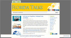 Desktop Screenshot of floridatalks.wordpress.com