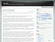 Tablet Screenshot of davidoldham.wordpress.com