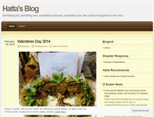 Tablet Screenshot of hattasblog.wordpress.com