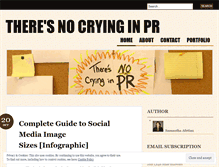 Tablet Screenshot of nocryinginpr.wordpress.com