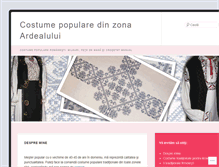 Tablet Screenshot of costumetraditionale.wordpress.com