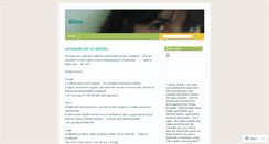 Desktop Screenshot of alinenotes.wordpress.com