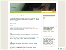 Tablet Screenshot of alinenotes.wordpress.com