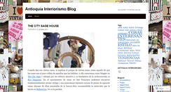 Desktop Screenshot of antioquiainteriorismo.wordpress.com