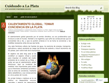Tablet Screenshot of cuidandoalaplata.wordpress.com