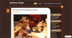 Desktop Screenshot of chickenythings.wordpress.com