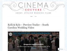 Tablet Screenshot of cinemacouture.wordpress.com