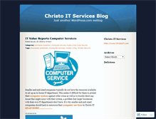 Tablet Screenshot of christoit.wordpress.com