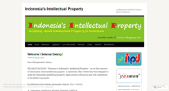 Desktop Screenshot of indonesiaip.wordpress.com