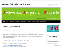 Tablet Screenshot of indonesiaip.wordpress.com