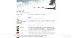 Desktop Screenshot of gettingbuff.wordpress.com