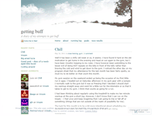 Tablet Screenshot of gettingbuff.wordpress.com