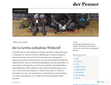 Tablet Screenshot of derpenner.wordpress.com