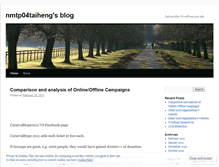 Tablet Screenshot of nmtp04taiheng.wordpress.com