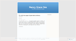 Desktop Screenshot of nancygracelies.wordpress.com