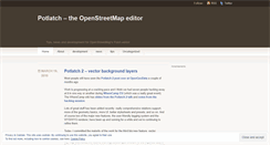 Desktop Screenshot of potlatchosm.wordpress.com