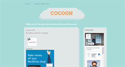Desktop Screenshot of cocoonsalon.wordpress.com