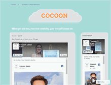 Tablet Screenshot of cocoonsalon.wordpress.com