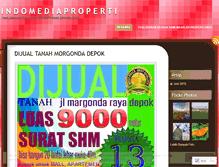 Tablet Screenshot of indomediaproperti.wordpress.com